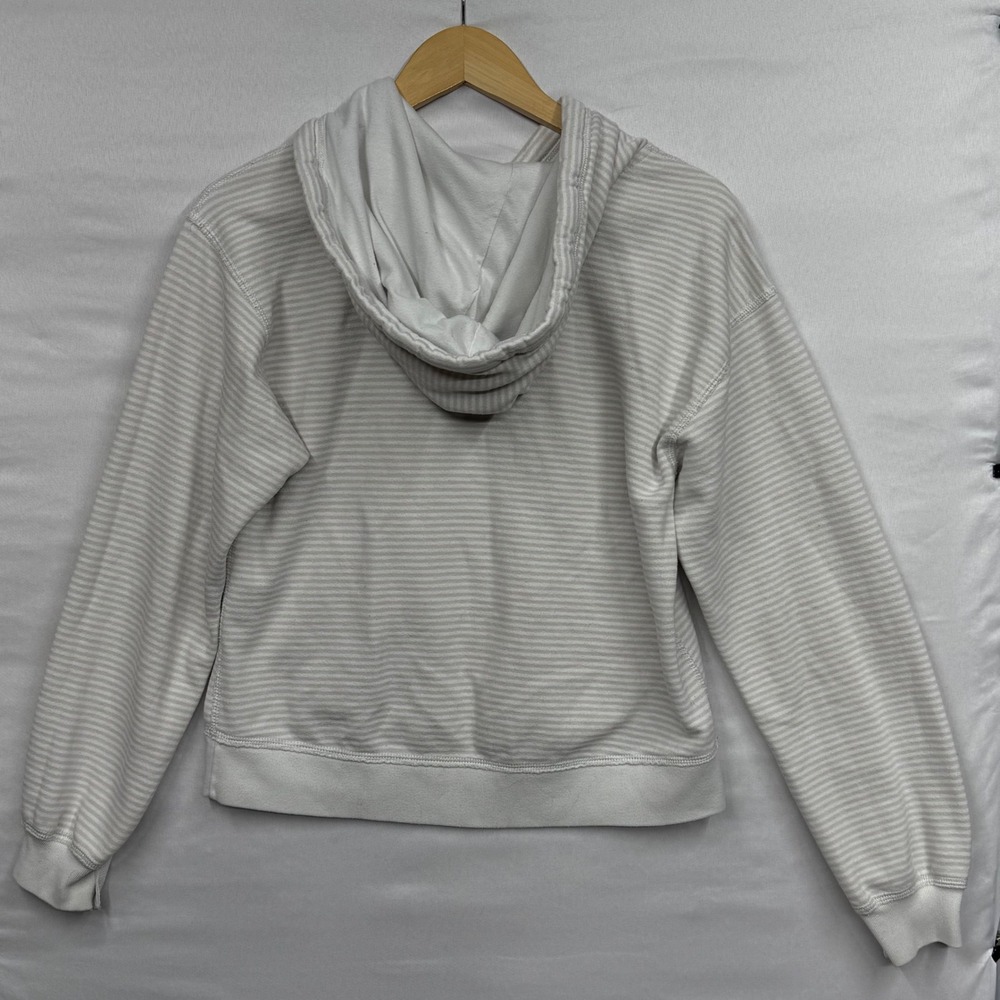 Abercrombie Fitch Striped Hoodie Pullover Casual Athleisure Women's Size M - Picture 13 of 13